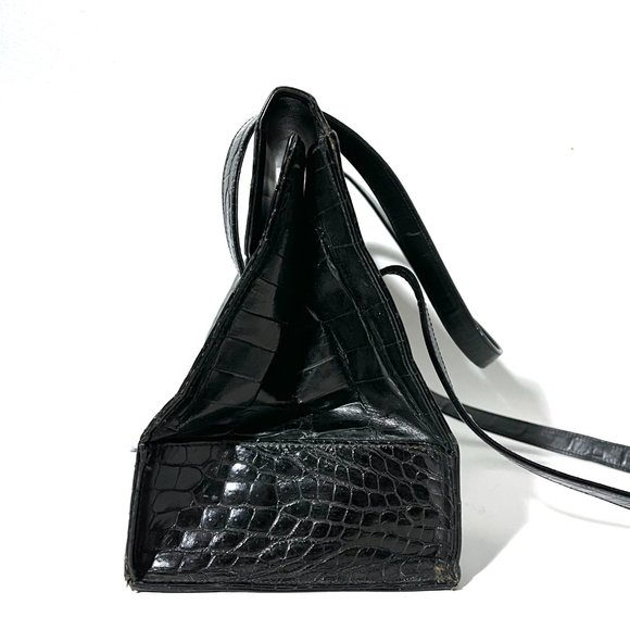 Saks Fifth Avenue Vintage 1960s Alligator Purse - Made in France - Picture 15 of 17